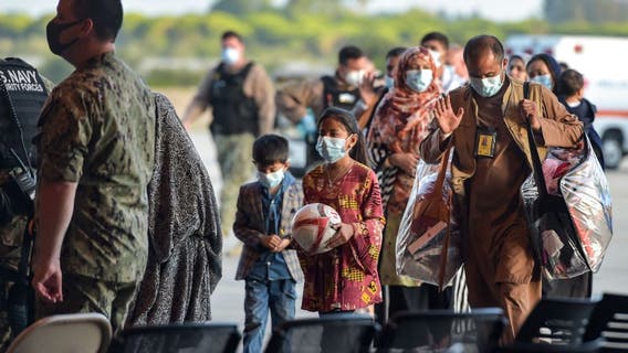 Veteran-led organization collecting donations for Afghan refugees at United Center on Monday