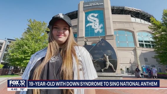 19-year-old with Down syndrome sings National Anthem at White Sox game