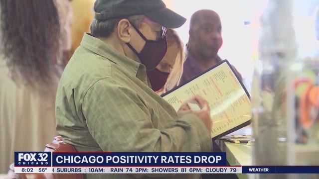 Chicago sees COVID positivity rates drop as delta variant wanes