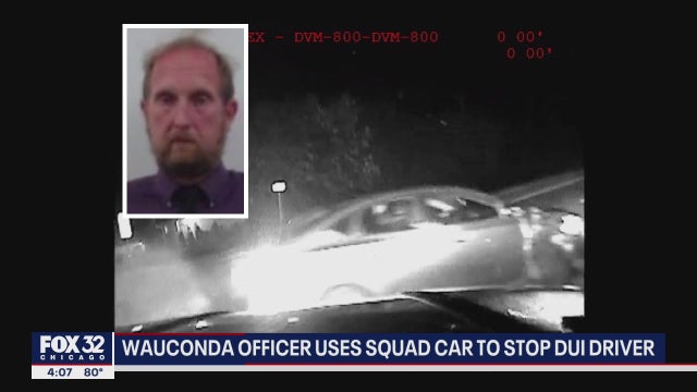 Video shows Wauconda officer using squad car to stop DUI suspect