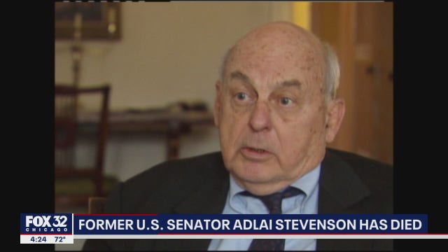 Former Illinois Senator Adlai Stevenson III dead at 90