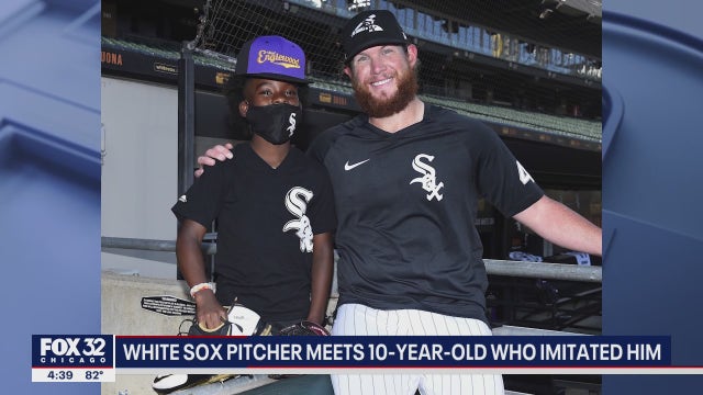 10-year-old White Sox fan goes viral for Craig Kimbrel imitation, gets to meet star pitcher
