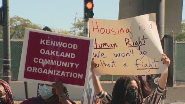 Protesters raise concerns about housing due to Obama Presidential Center