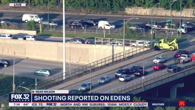 Edens Expressway shooting: Southbound lanes near Montrose reopen after reported shooting