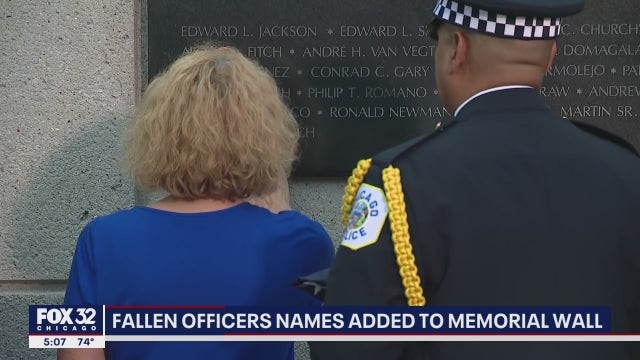 Ella French among 5 fallen Chicago police officers enshrined on memorial