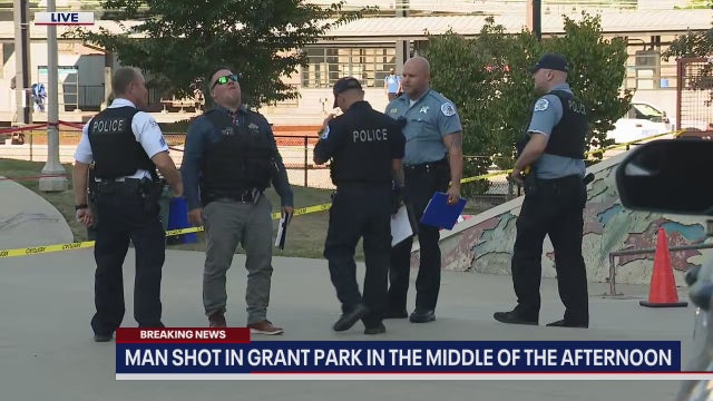 Man in critical condition after being shot at skate park in Grant Park