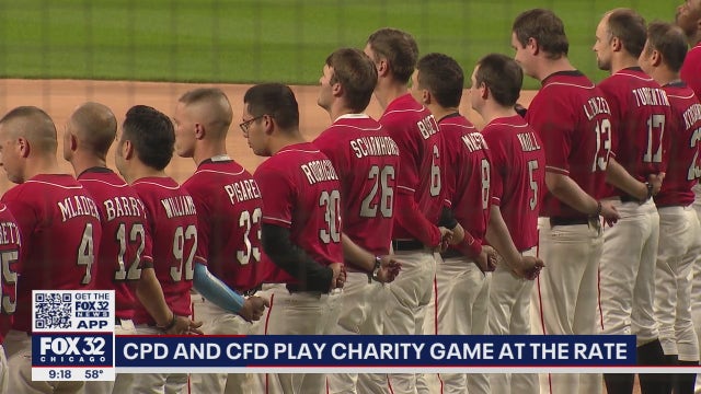 Chicago police, firefighters play charity game at Sox park