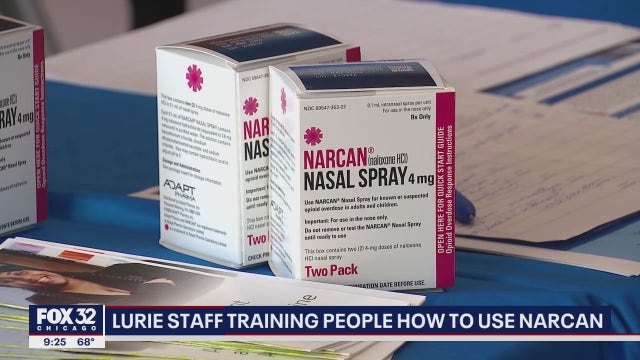 Chicago hospital training people to use Narcan to help prevent overdose deaths