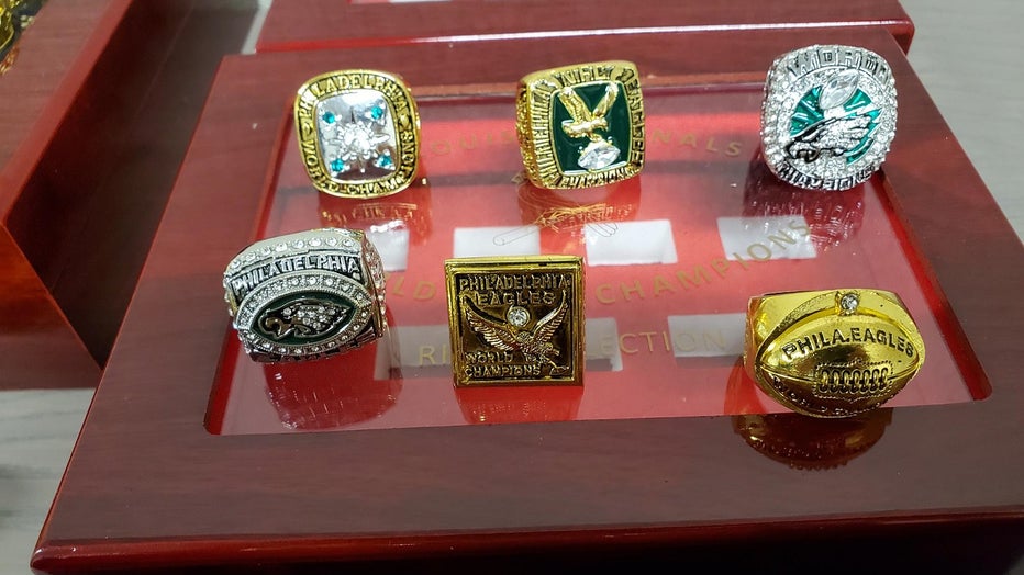 Fake Philadelphia Eagles Super Bowl rings seized at Philly port