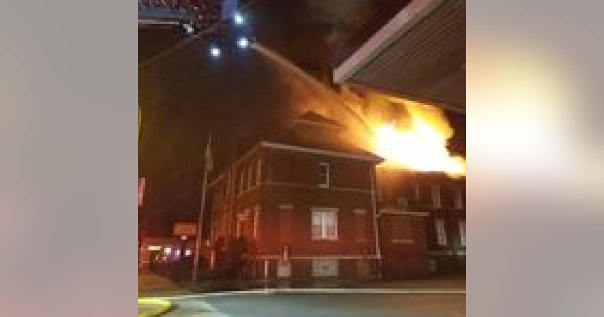 Fire burns through roof of church rectory in northwest Indiana | FOX 32 ...