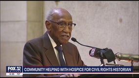 Chicago community helping with hospice for civil rights historian Timuel Black