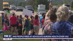 More than 400 Advocate Aurora Health workers fired for not getting vaccinated