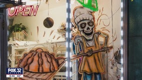 Sugar Skull City: Aurora celebrating Day of the Dead