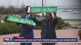 Lake Shore Drive officially renamed Jean-Baptiste Pointe Dusable Lake Shore Drive