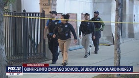 Chicago student, security guard shot outside Wendell Phillips Academy High School