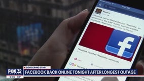After bombshell whistleblower interview, Facebook outage lasts hours