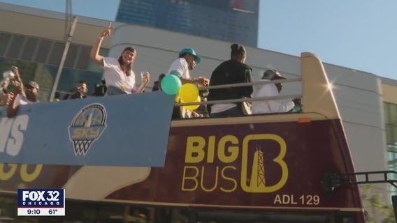 Chicago celebrates Sky's WNBA championship title