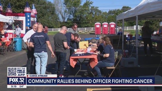 Fundraiser held for Wheaton police officer Chris Harpling, who has cancer