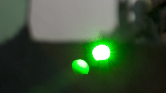 Men using gun equipped with green laser have robbed four people in Chicago