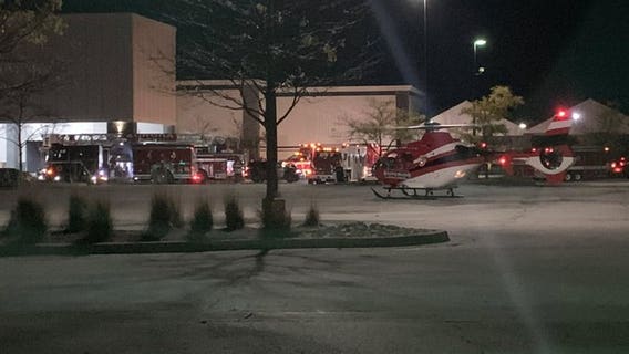 Security guard fell into a 15-foot hole and it took two hours for crews to get him out