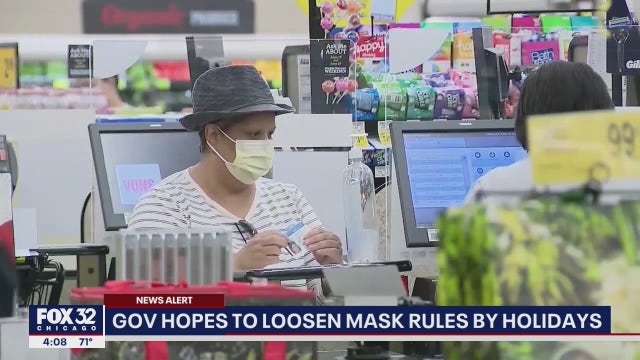 Pritzker aims to loosen COVID mask rules by holidays