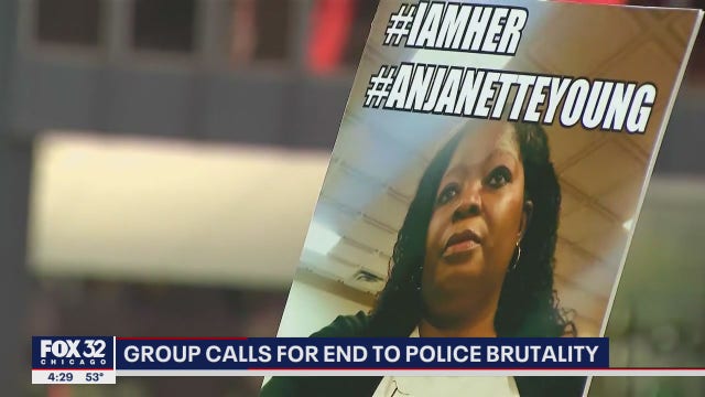 Anjanette Young joins protesters on Daley Plaza, calls for end to police brutality: 'I refuse to be silent'