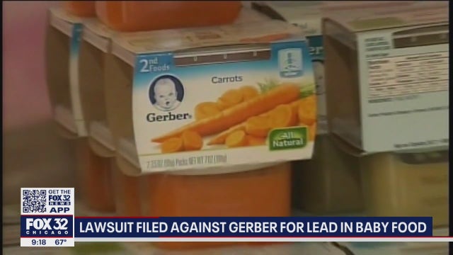 Lawsuit: Gerber selling baby food tainted with lead