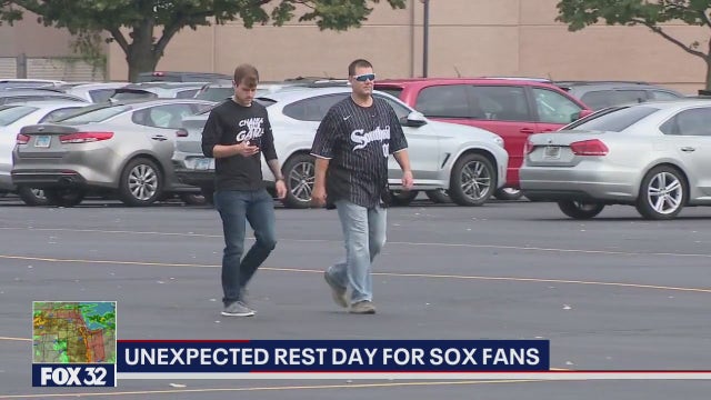 White Sox fans disappointed after game canceled due to rain