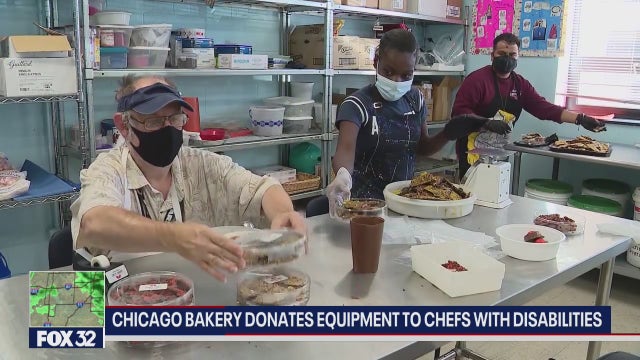 Chicago bakery donates equipment to chefs with disabilities