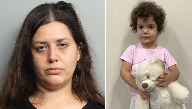 miami hospital mother abandoned toddler