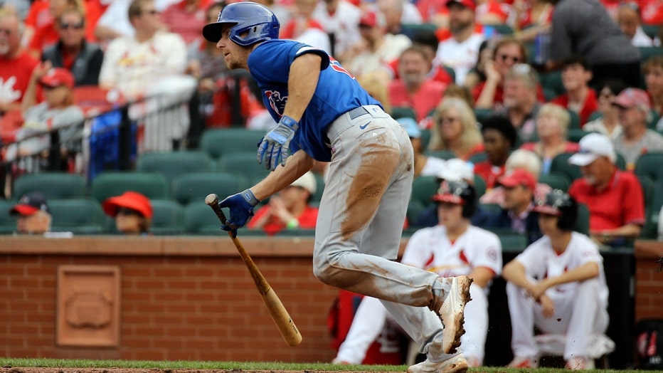 Cubs edge Cardinals 3-2 in rain-shortened finale