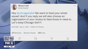 Manny's Deli to feed Chicago Bulls, overnight shelter for young adults