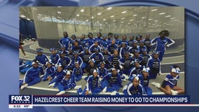 Hazel Crest Mustangs cheer team raising money to go to championship