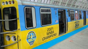 CTA honors Chicago Sky with special train design