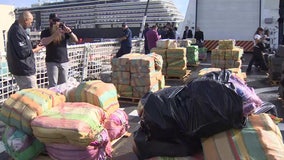 Coast Guard offloads 15 tons of seized cocaine, marijuana worth over $500 million in South Florida