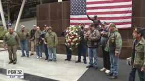 Lightfoot, Pritzker honor veterans at Soldier Field