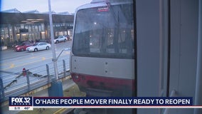 O'Hare Airport's 'people mover' finally ready to reopen