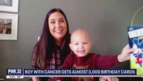 Happy Birthday, Cole! Suburban boy battling leukemia gets almost 3,000 birthday cards from strangers