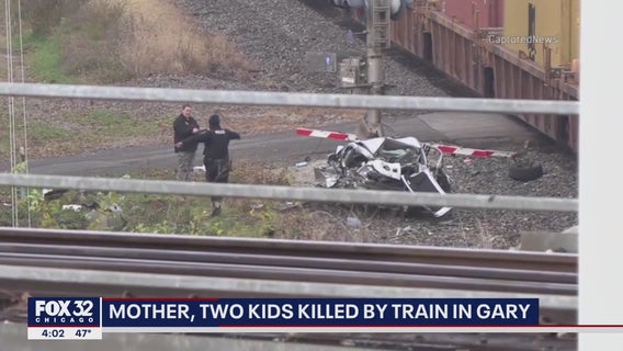 Two children and their mother killed when train hits car in Gary