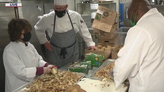 Salvation Army preparing Thanksgiving meals from scratch for thousands of needy families