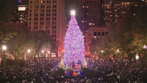 Chicago Christmas tree is officially lit for the holidays