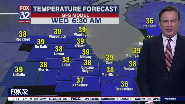 Temps to hover in the 50s ahead of Thanksgiving, overnight showers possible