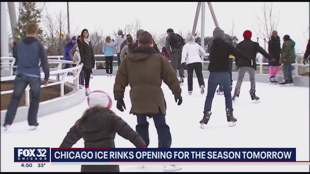 Ice rinks to open across Chicago on Nov. 25