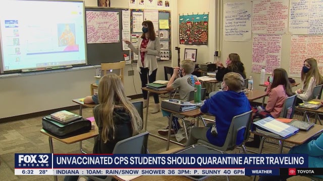 Unvaccinated CPS students advised to quarantine if they traveled over the holiday weekend