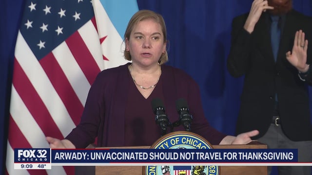 Chicago's top doc urges unvaccinated to not travel for Thanksgiving