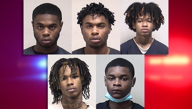From top left to bottom right: Davarion Parker-Davis, Kavarion Parker-Davis, Jahquiez Serintez, Najaylen Tanner, Jeremiah Webb