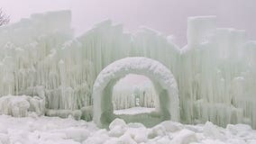 Lake Geneva Ice Castles construction begins