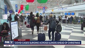 Illinois reports largest one-day increase in COVID cases this year