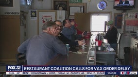 Chicago restaurant owners asking city to delay vaccine checks