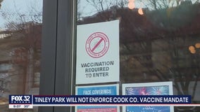 Tinley Park mayor won't enforce Cook County's vaccine mandate, calling it an "abuse of power"